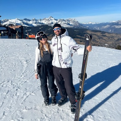 Adam Collard and Laura Woods went on Skiing in February 2024.